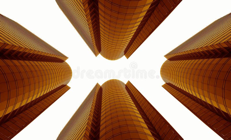 Modern Architecture vector illustration