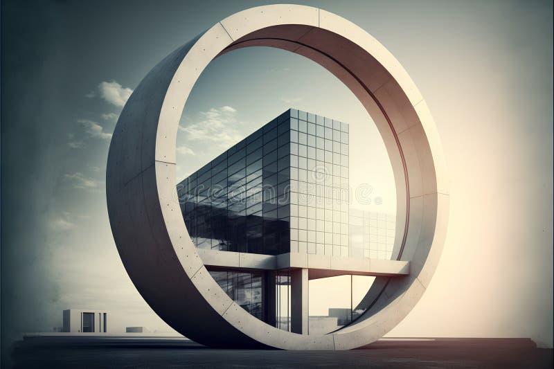 Modern architecture abstract background. 3d rendering, 3d illustration. vector illustration