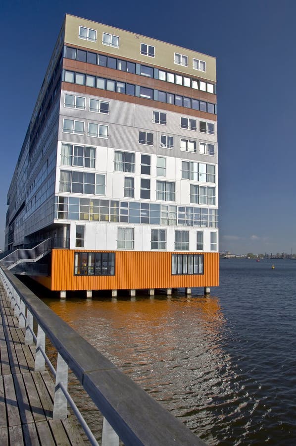 Modern architecture of Amsterdam