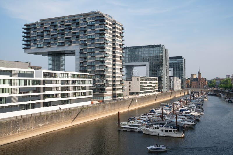 Modern Architecture, Cologne, Germany Editorial Stock Image - Image of