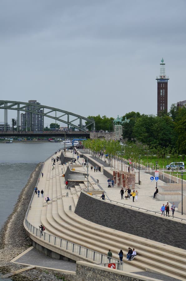Modern Architecture in Cologne, Germany Editorial Stock Image - Image
