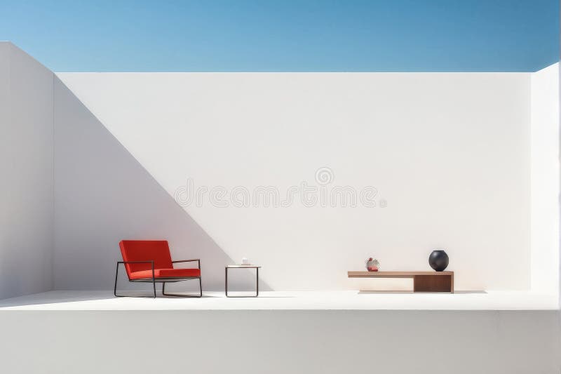 Modern architecture, 3d image AI Generated by SD.