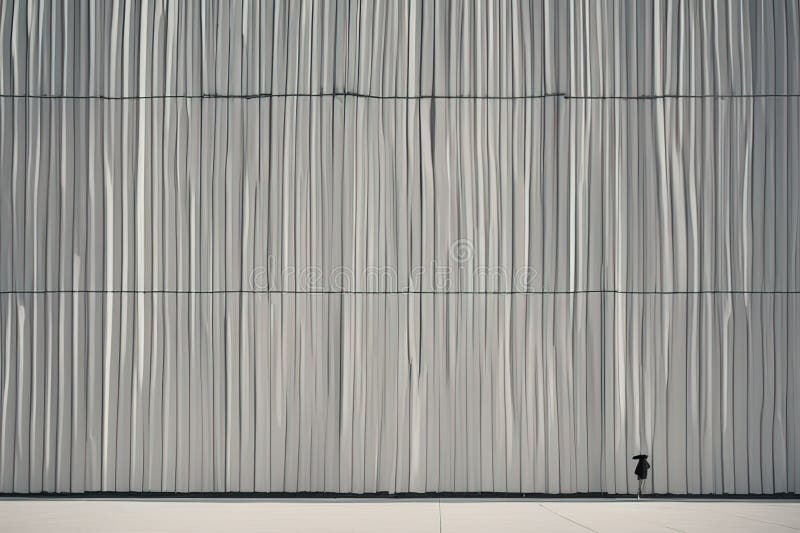 Modern architecture, 3 d render illustrationmodern architecture, 3 d render illustrationabstract background of a metal fence royalty free illustration