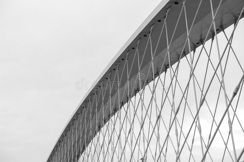 Modern Architecture Detail. Abstract architecture background, black and white stock images