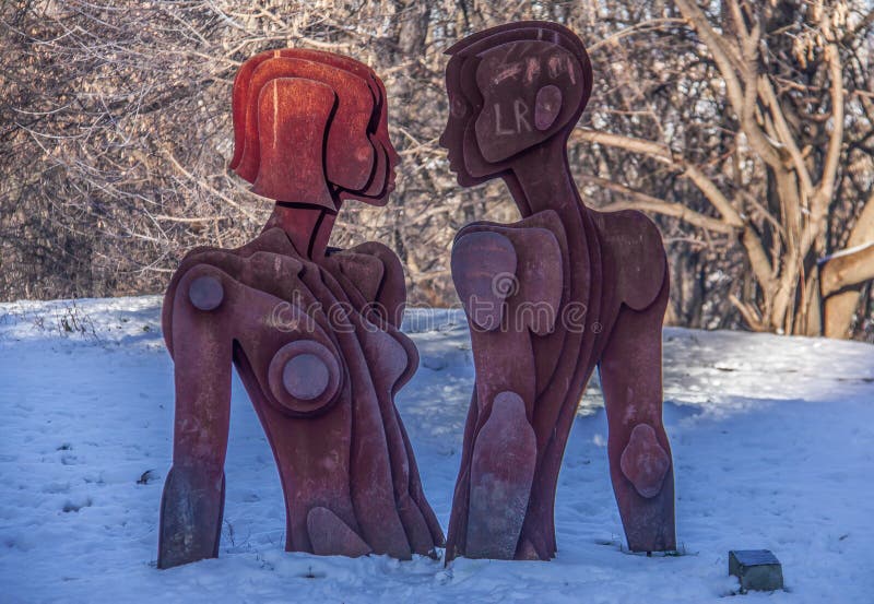 The modern art expressions of Kiev, Ukraine. Kiev, Ukraine - the capital of Ukraine is an intriguing mix of orthodox history and soviet heritage, with some fine stock photography The modern art expressions of Kiev, Ukraine. Kiev, Ukraine - the capital of Ukraine is an intriguing mix of orthodox history and soviet heritage, with some fine stock photography