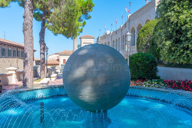 Modern Art Gallery in San Marino Editorial Image - Image of borgo