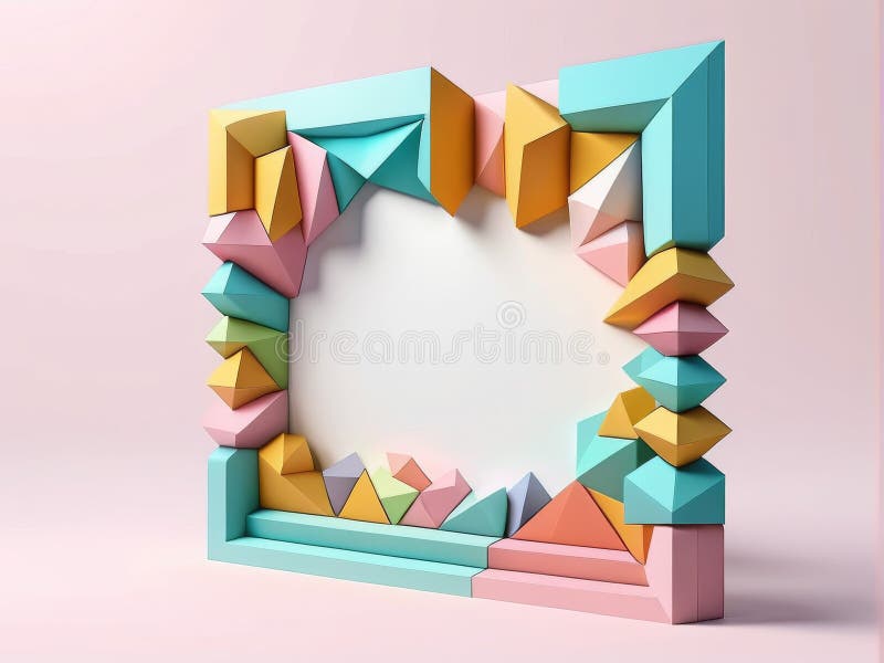 Modern background with abstract geometric elements for presentation vector illustration