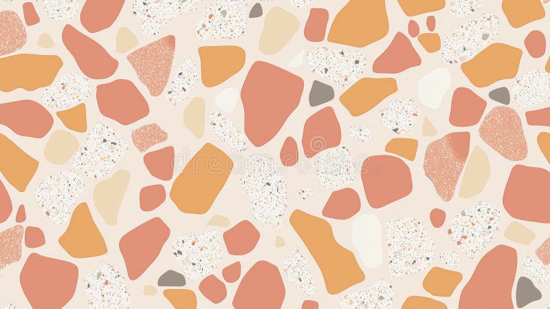 Modern background design featuring a terrazzo texture in a seamless pattern, ideal for adding a touch of contemporary royalty free stock photos