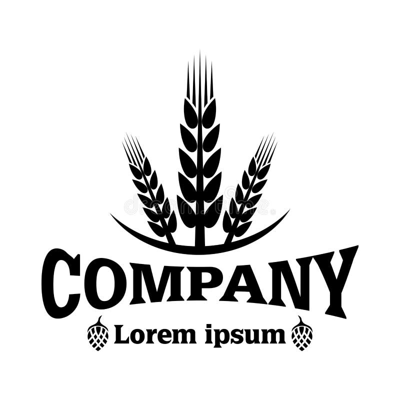 Modern Bakery logo. Vector illustration. stock illustration