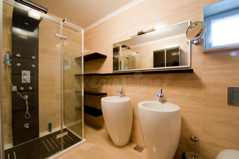 Modern bathroom royalty free stock photo Modern bathroom royalty free stock photo