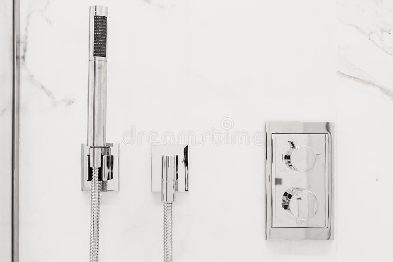 Modern Bathroom Fixtures and Fittings Stock Image Image of bright