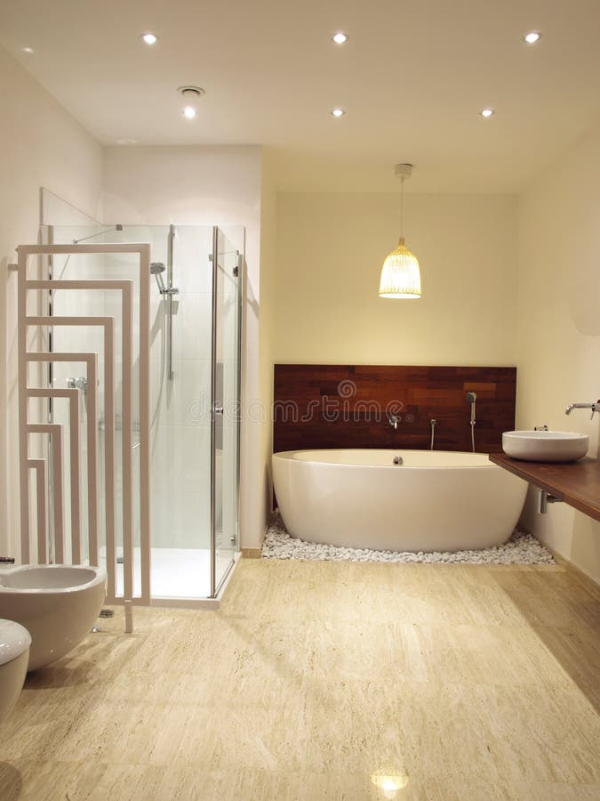 Modern bathroom interior