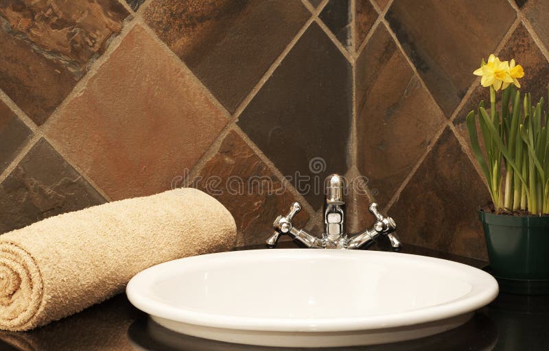 Modern bathroom interior