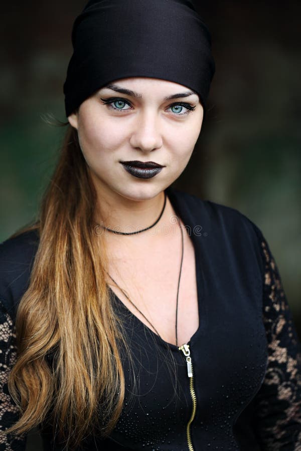 Modern beautiful witch