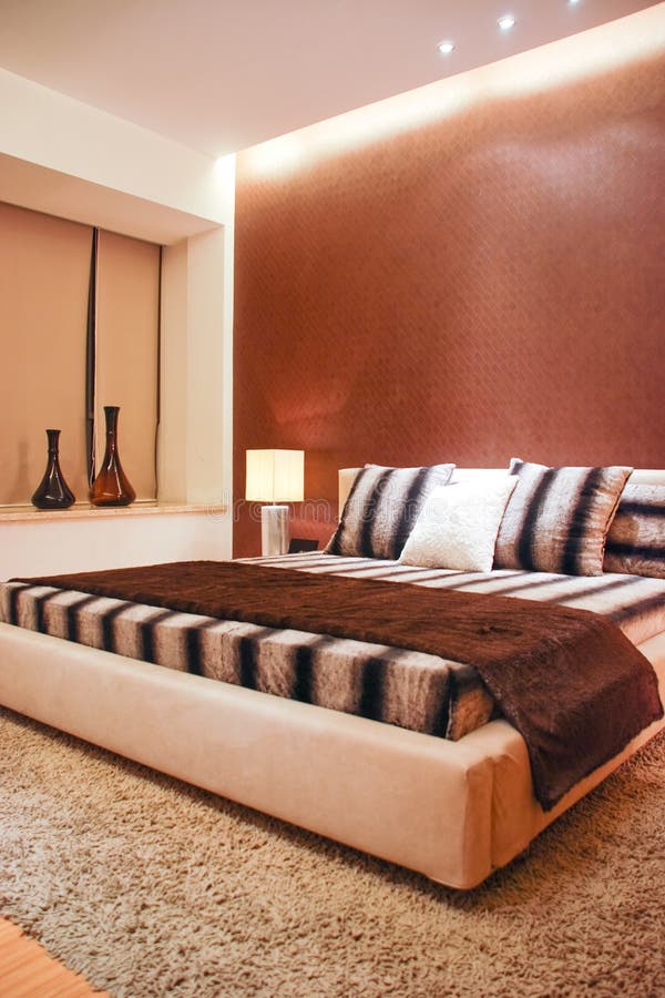 Terracotta Bedroom Horizontal Stock Image Image of