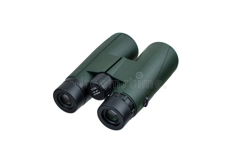 Modern Binoculars. an Optical Instrument for Observation at Long Distances Stock Photo Image