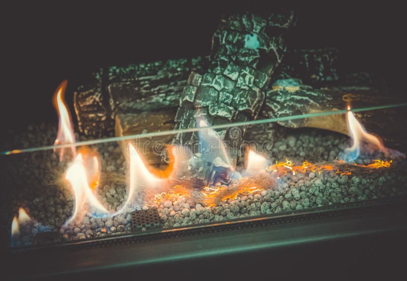 Modern Bio Fireplot Fireplace on Ethanol Gas. Smart Ecological a Stock