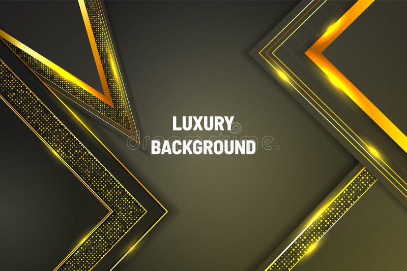 Modern Black and Gold Background Luxury with Element Stock Vector