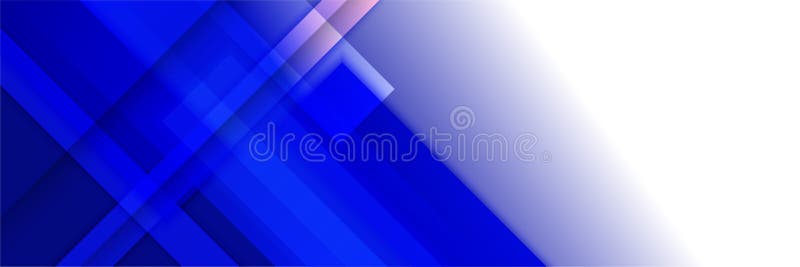 Modern Blue Banner Background. Vector Abstract Graphic Design Banner