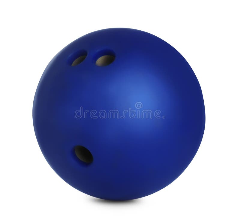 Blue Bowling Ball and Pins on Grey Marble Table Stock Image Image of