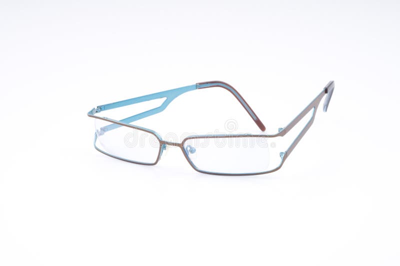 Modern blue eye glasses