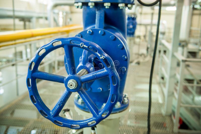 Modern Boiler Room Equipment High Power Burner Stock Photo Image of