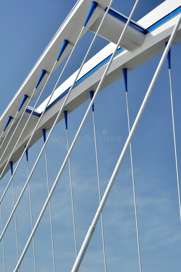 Detail moderného mosta
