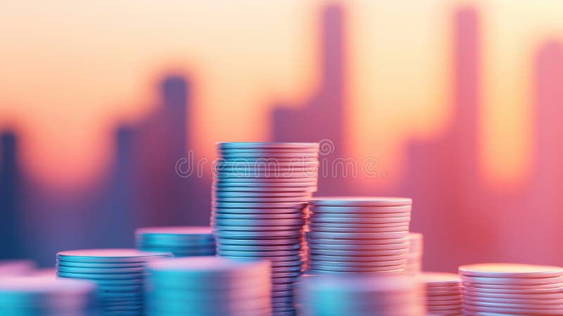 Modern Budget Analysis with Minimalist Design vector illustration