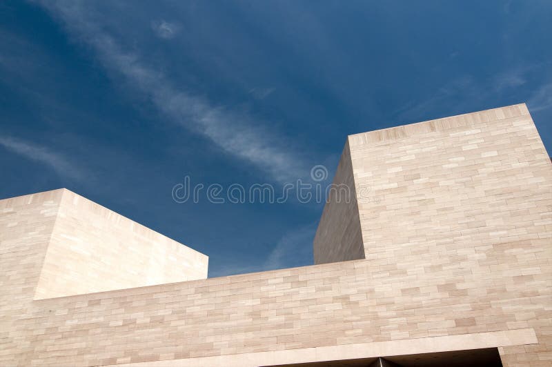 Modern Building Abstract--National Gallery of Art