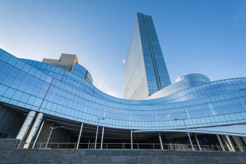 Modern Building in Atlantic City, New Jersey Editorial Stock Image