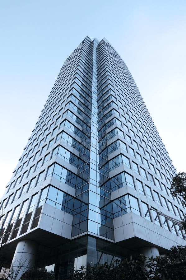 Modern building in Chengdu stock images