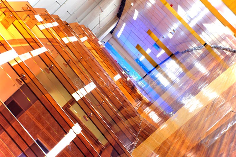 Modern building interior royalty free stock photo