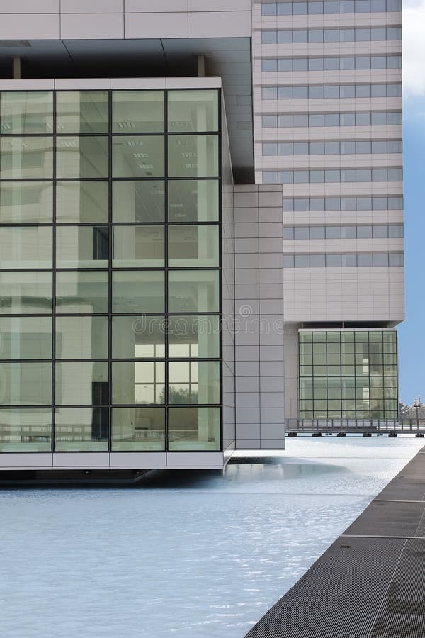 Modern building perspective stock photography