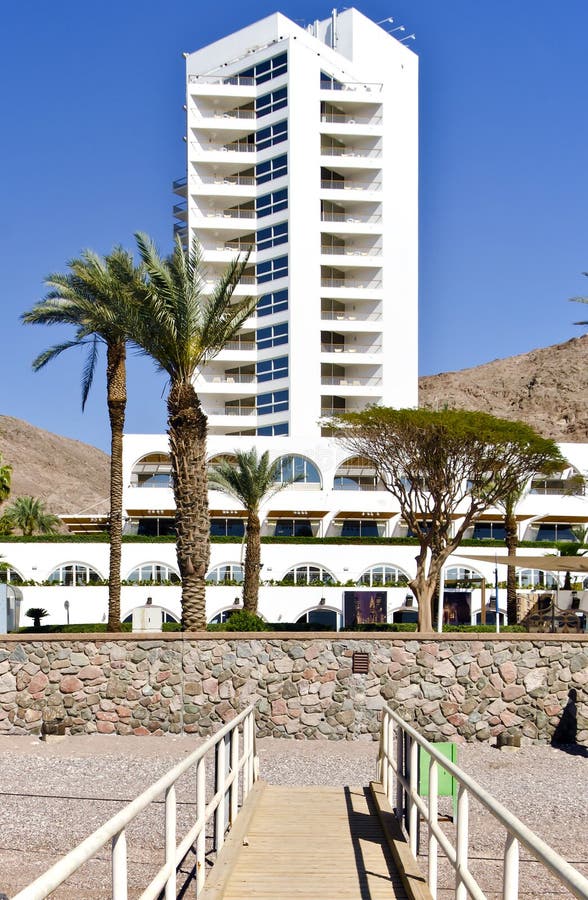 Modern Building Of Resort Hotel, Eilat, Israel Stock Image Image of