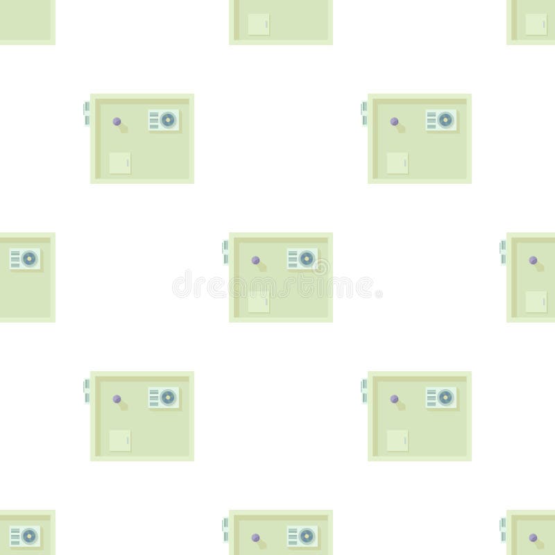 Modern building top view pattern seamless vector royalty free illustration