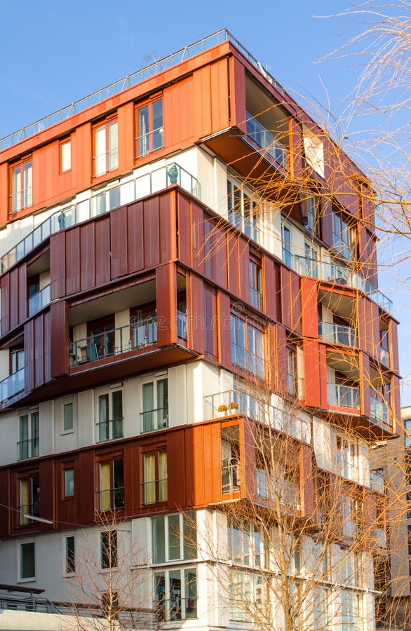 Hafencity in Hamburg stock images