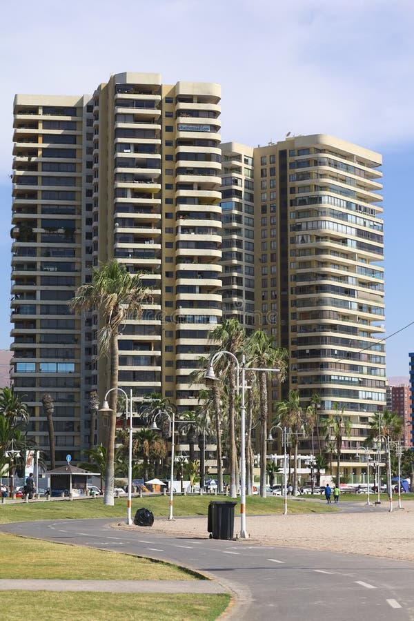 Modern Buildings in Iquique, Chile