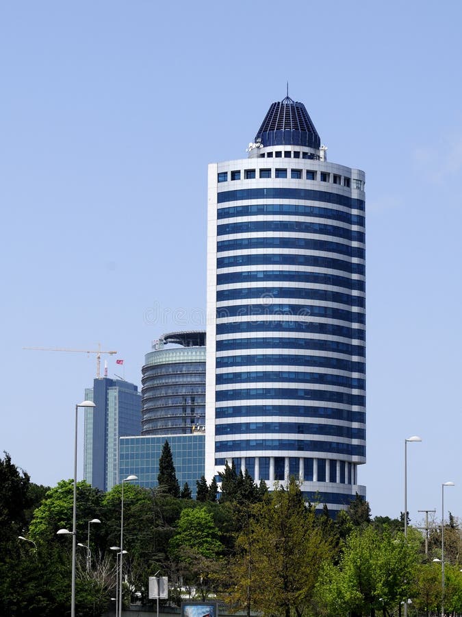 Modern business building
