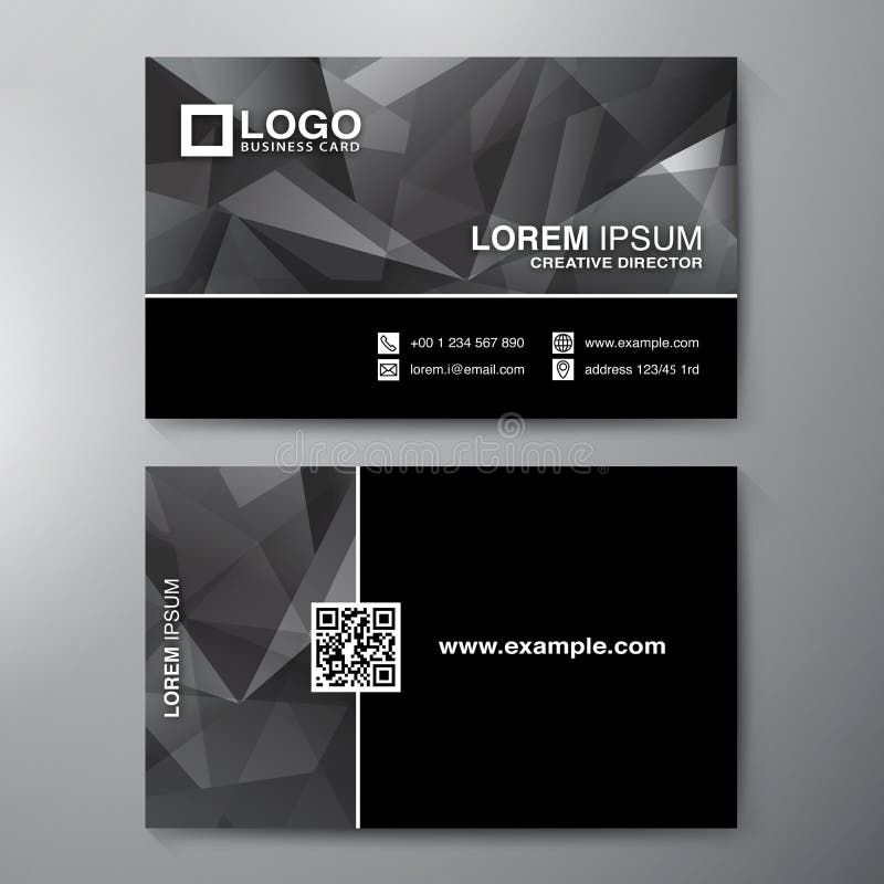 Modern Business card Design Template vector illustration