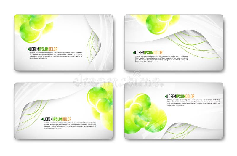 Modern Business-Card Set royalty free illustration