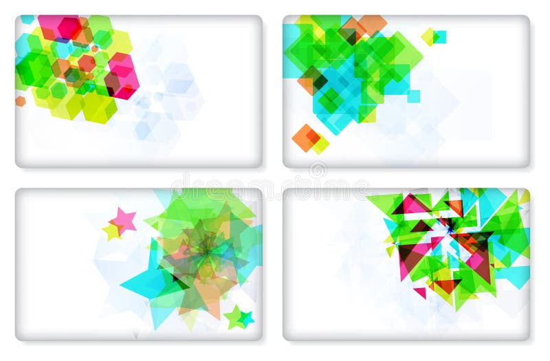 Modern Business-Card Set, elements for design.