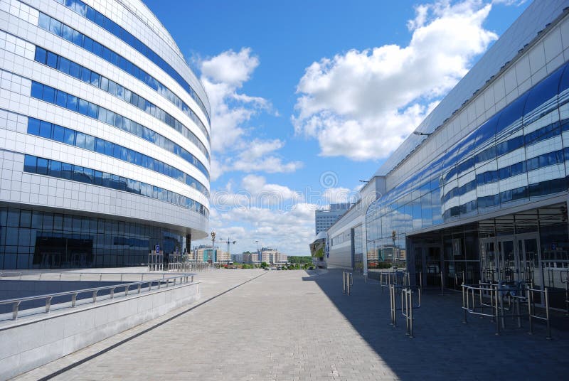 Modern business complex royalty free stock image