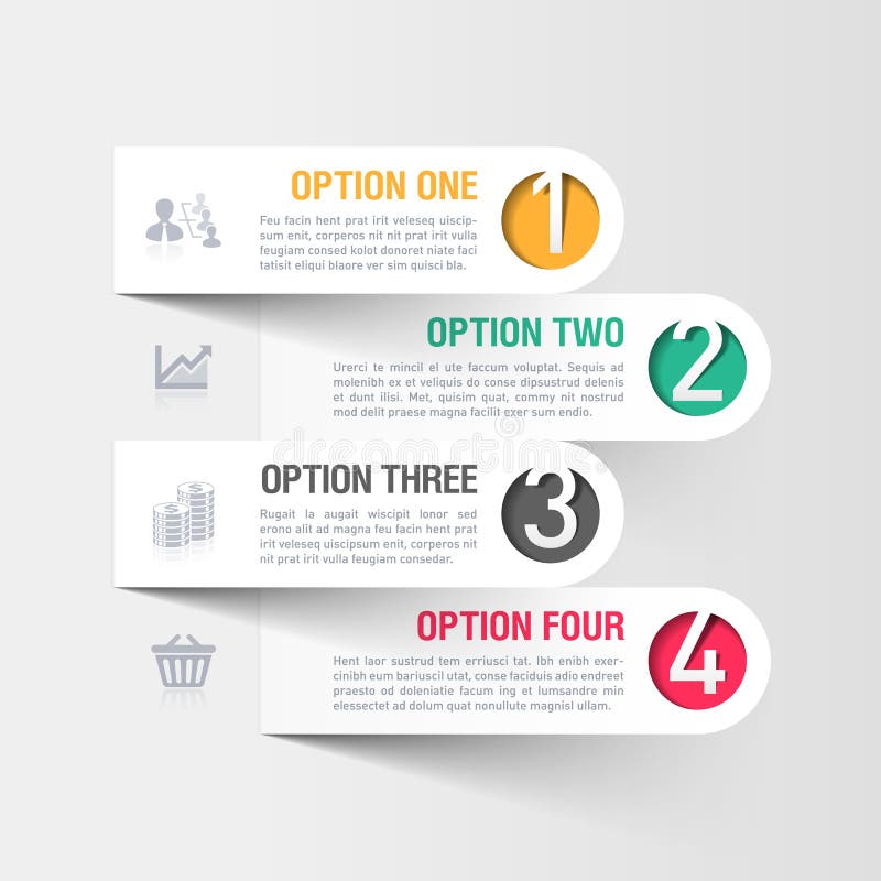 Modern business infographics template vector illustration