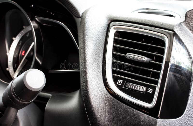 Modern Car Air Conditioning Vent Stock Image Image of dash, inside