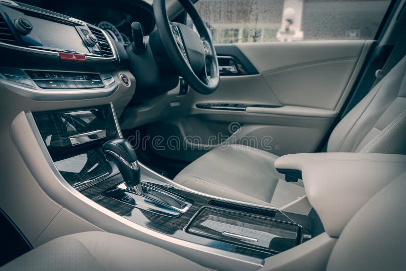 Modern Car Interior, Color Tone Process Stock Image Image of inside
