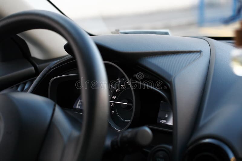 Modern Car Interior Detail stock image