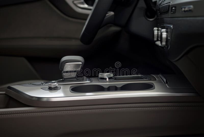 Modern car interior detail background. royalty free stock images