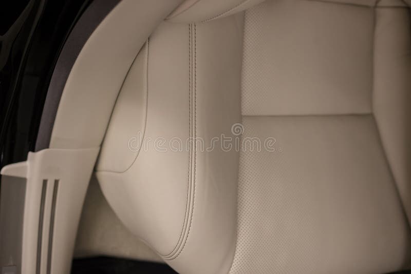 Modern Car Interior Detail. Stock Photo - Image of point, automobile