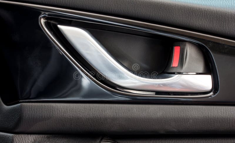 Modern Car\'s Door Opening Handle And Door Lock Stock Image - Image ... Modern Car\'s Door Opening Handle And Door Lock Stock Image - Image ...