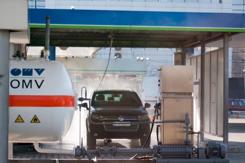 Modern car wash editorial photography. Image of isolated 51939222